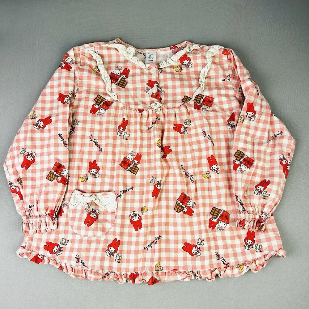 My Melody‎ Little Girls XS-S Pajama Top Shirt (Read)